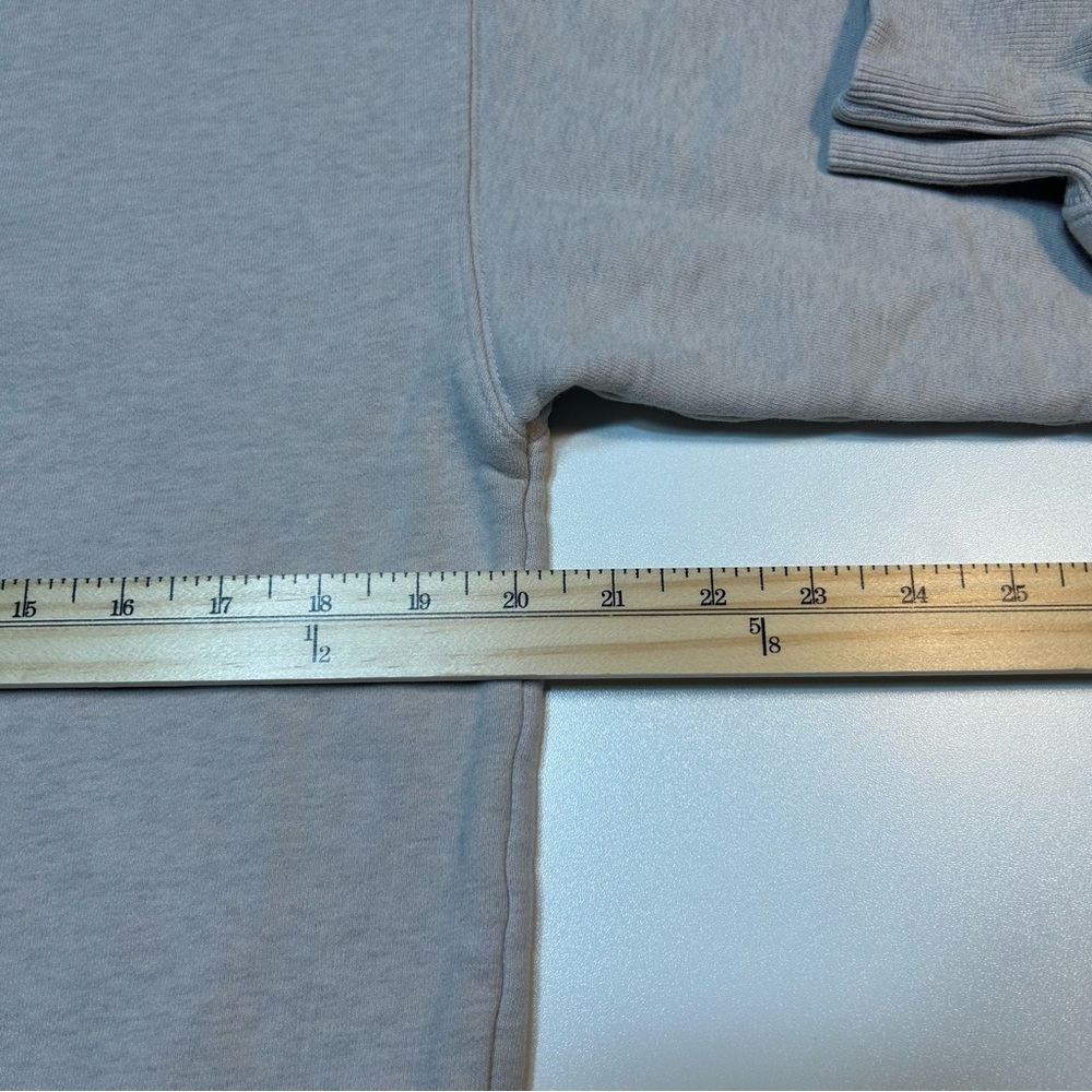 Tna Aritzia Cozy Fleece Perfect Crew Sweatshirt Heather Grey - Picture 6 of 7